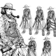 Design concepts for the lead character of The Hated